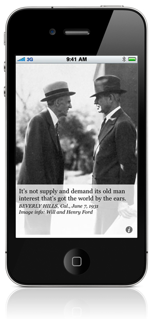 It’s not supply and demand its old man interest that’s got the world by the ears. BEVERLY HILLS, Cal., June 7, 1931