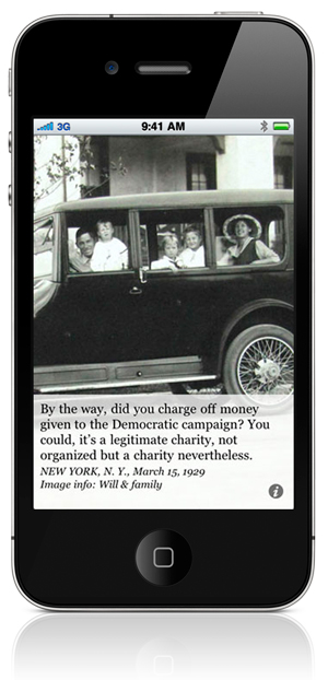 By the way, did you charge off money given to the Democratic campaign? You could, it’s a legitimate charity, not organized but a charity nevertheless. NEW YORK, N. Y., March 15, 1929