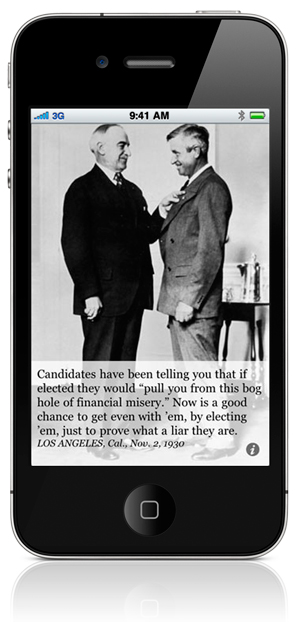 Candidates have been telling you that if elected they would “pull you from this bog hole of financial misery.” Now is a good chance to get even with ’em, by electing ’em, just to prove what a liar they are. LOS ANGELES, Cal., Nov. 2, 1930